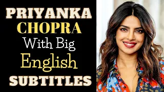 PRIYANKA CHOPRA’s MOTIVATIONAL SPEECH | LEARN ENGLISH WITH SUBTITLES | BREAK THE GLASS CEILING