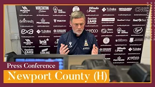 PRESS CONFERENCE: Alexander previews City's final day showdown with Newport County