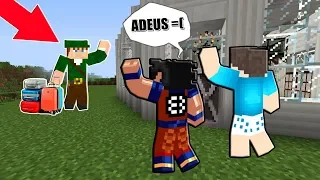 ROBIN HOOD ABANDONOU A CASA DA FAMÍLIA ARQUEIRA NO MINECRAFT!!