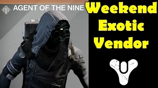 Destiny Xur Agent of the Nine Weekend Vendor Exotic Secret Mote of Light Strange Coin