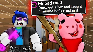 ROBLOX PIGGY DARES (Part 4) - Funny Moments (Challenges)