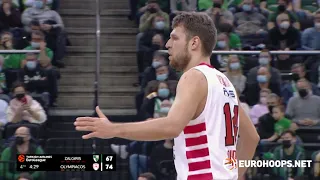 Zalgiris Kaunas Olympiacos Piraeus 73-84: Sasha Vezenkov (16 points)