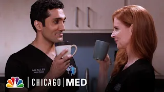 Marcel and Blake Kiss! | NBC's Chicago Med