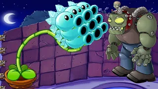 Plants vs Zombies Minigames Zombotany 2 - 999 Snow Pea vs Zombie