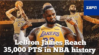 LeBron James Reach 35,000 Pts in NBA History, Lakers Blowout Loss To Brooklyn Nets 109-98