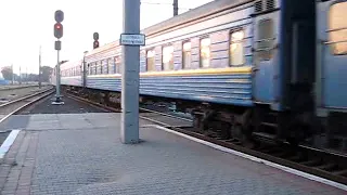 ВЛ80Т-1076 с поездом №218 по станции Им. Т. Шевченко.