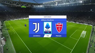 Juventus vs Monza | Allianz Stadium | 2023-24 Serie A | PES 2021