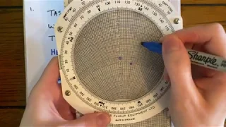 CALCULATING HEADING, DRIFT & GROUNDSPEED - CRP FLIGHT COMPUTER (EASIEST METHOD)