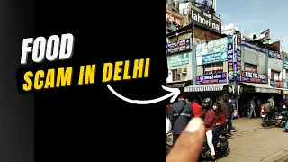 Scam in hotel | food scam in front of Delhi railway station #shorts