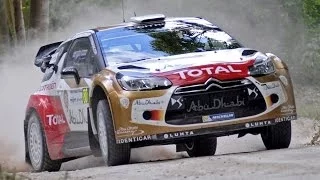 Flat out at Goodwood with Sébastien Loeb in his Citroën DS3 World Rally car