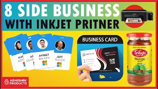 🖨️ 8 New Side Businesses With ANY INKJET Printer | Buy @ AbhishekID.com