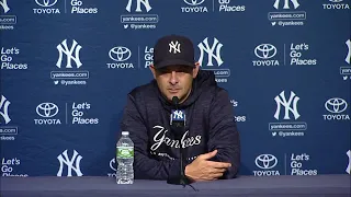 Aaron Boone on the Yankees' 5-0 win over the Rays
