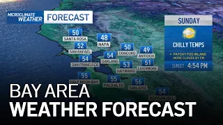 Bay Area Forecast: Frost and Patchy Fog Early