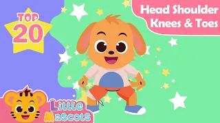 Head Shoulder Knees & Toes + The More We Get Together + Little Mascots Nursery Rhymes & Kids Songs