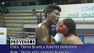 Combate eliminatorio Peso Superpluma entre Jean Pier Oses vs Ronal Ron