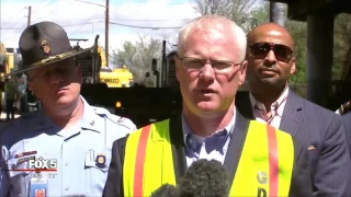 I 85 collapse - First look under overpass