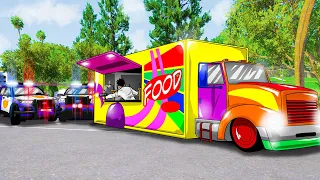 Cops HATED my 4000HP Food Truck in GTA 5 RP!