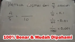 Bentuk Desimal Dari 4/5 Adalah