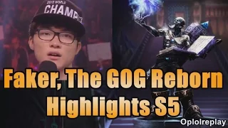 Faker, The God of Gods Reborn Highlights - S5 World Championship