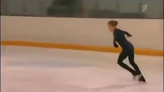 Alexandra Trusova (RUS) - 4T-3T-1Eu-3S-1Eu-3S-1Eu-3S (In Practice)