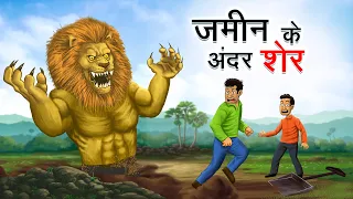 जमीन के अंदर शेर | JAMEEN KE ANDAR SHER | HINDI KAHANIYA | HINDI STORIES