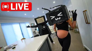 TV WOMAN PREGNANCY LIVESTREAM!