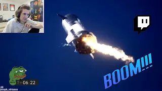 xQc's rocket blows up | Just Chatting