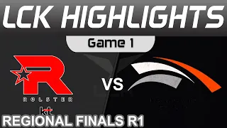 KT vs HLE Highlights Game 1 LCK Regional Finals R1 2023 KT Rolster vs Hanwha Life Esports by Onivia