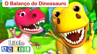 O Balanço do Dinossauro! | Vídeo Infantil | Little Angel Português