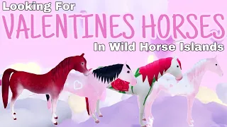 Hunting For VALENTINES EVENT HORSES!! NEW Valentines Event in Wild Horse Islands