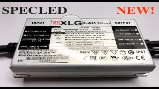 NEW by Mean Well, XLG-50-AB. Review, setting, efficiency. LED driver.