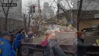 Мешканці Старобільська зупиняють російську армію