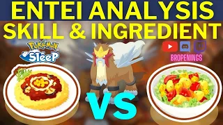 Entei Skill & Ingredient Analysis - Salad or Curry Maker? #pokemonsleep