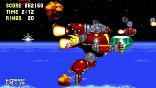 Sonic 3 A.I.R Final boss + doomsday zone (Super Sonic) (solo)