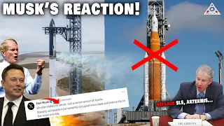 Musk's shocking reaction to NASA's former administrator declared to STOP Artemis program!