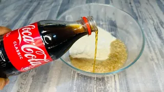 Just add Coca-Cola to the flour and the result will surprise you!!!