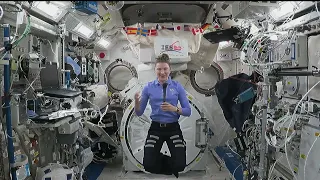 Expedition 66 Astronaut Kayla Barron Answers U.S. Navy, Student Questions - March 16, 2022