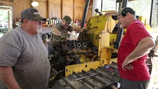 COMPLETE JOHN DEERE 550 dozer engine rebuild!