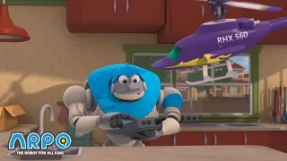 Arpo Plays with A Helicopter Toy | Arpo | Robot Cartoons For Kids | Sandaroo Kids Cartoons