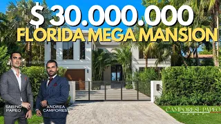 Inside a $ 30,000,000 MEGA Mansion in Southern Florida!