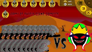 BATTLE BETWEEN ZOMBIE GIANT AND QUEEN ZOMBIE | STICK WAR LEGACY - KASUBUKTQ