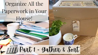 Organize All the Paper in Your House Part 1 - A System to Know How to Find Every Type of Paper