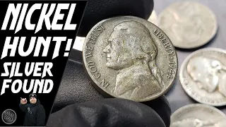 Coin Roll Hunting Nickels - Silver Found!