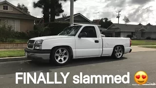 SLAMMING a full size truck, Silverado!