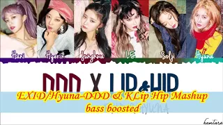 EXID/Hyuna-DDD & Lip & Hip Mashup bass boosted