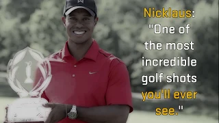 Tiger Woods Best Chip Shot Ever at Memorial 2012