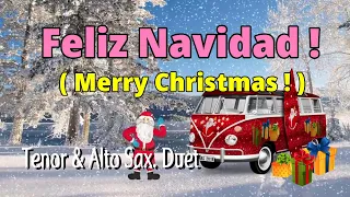 Feliz Navidad/Merry Christmas/Sax. duet/이삭스