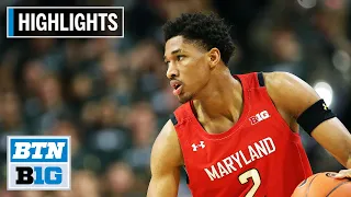 Highlights: Cowan Jr Scores 19 in Win | Maryland at Michigan State | Feb. 15, 2020