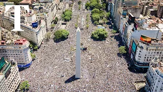 Argentina players airlifted from World Cup victory parade