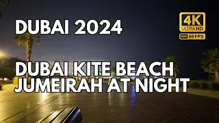 Kite Beach Jumeirah Dubai | Serene ASMR Beach Walk in 4k